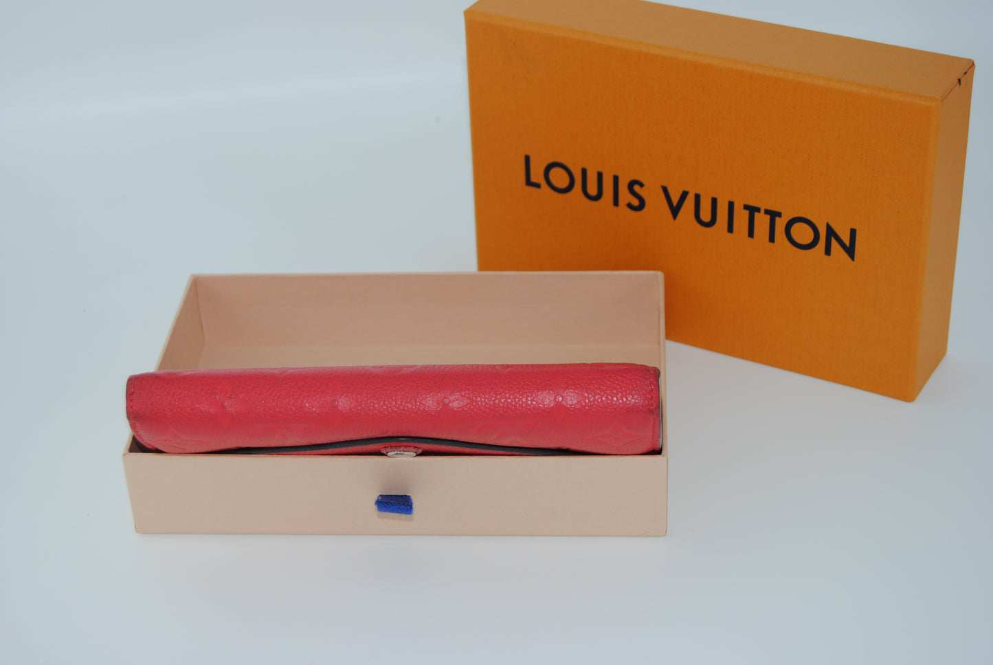 Louis Vuitton Cerise Monogram Empreinte Leather Sarah NM Wallet