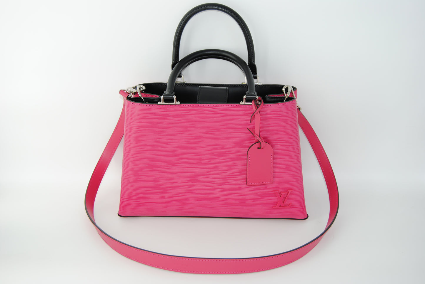Hot Pink Epi Leather Kleber PM Bag