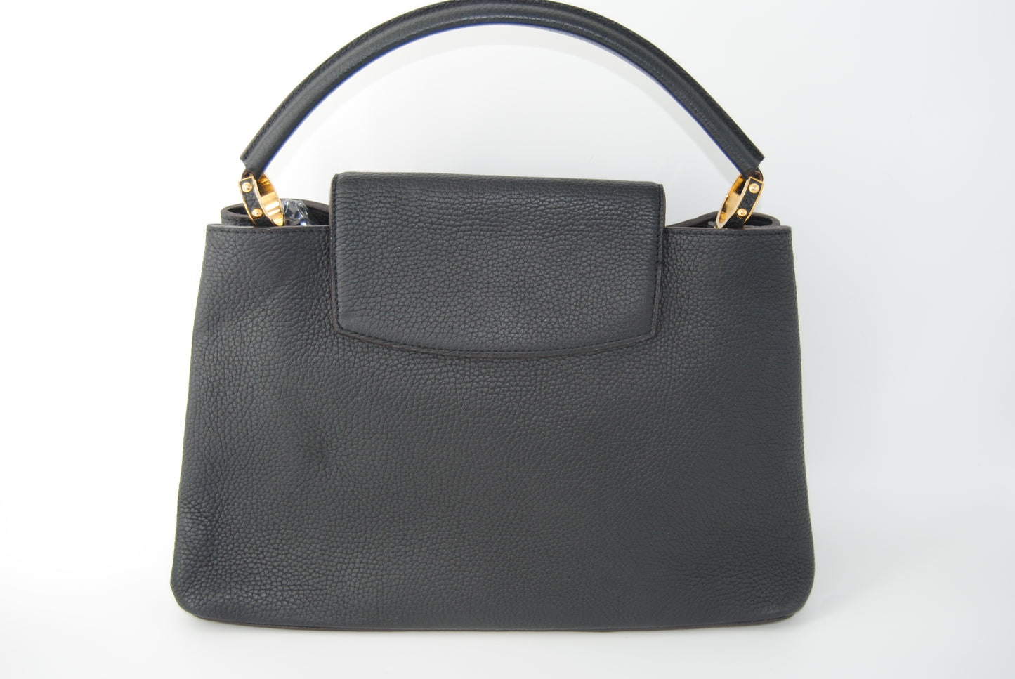 Louis Vuitton Taurillon Capucines MM Black