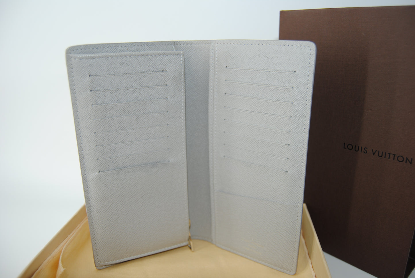 Louis Vuitton Monogram Stickers Brazza Wallet White