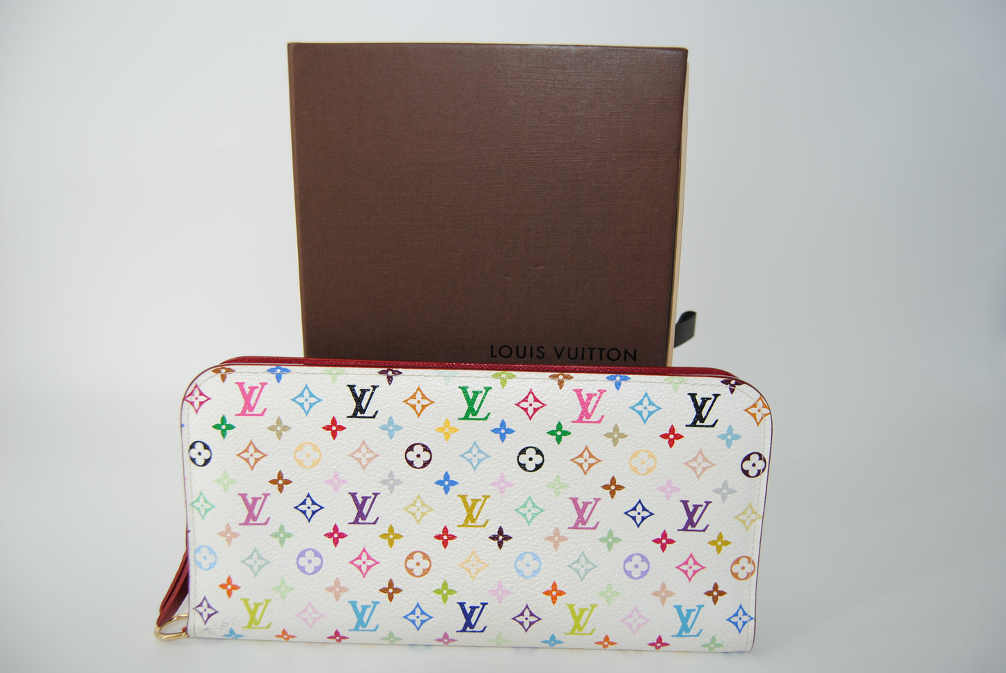 Louis Vuitton Monogram Multicolor Insolite Wallet White