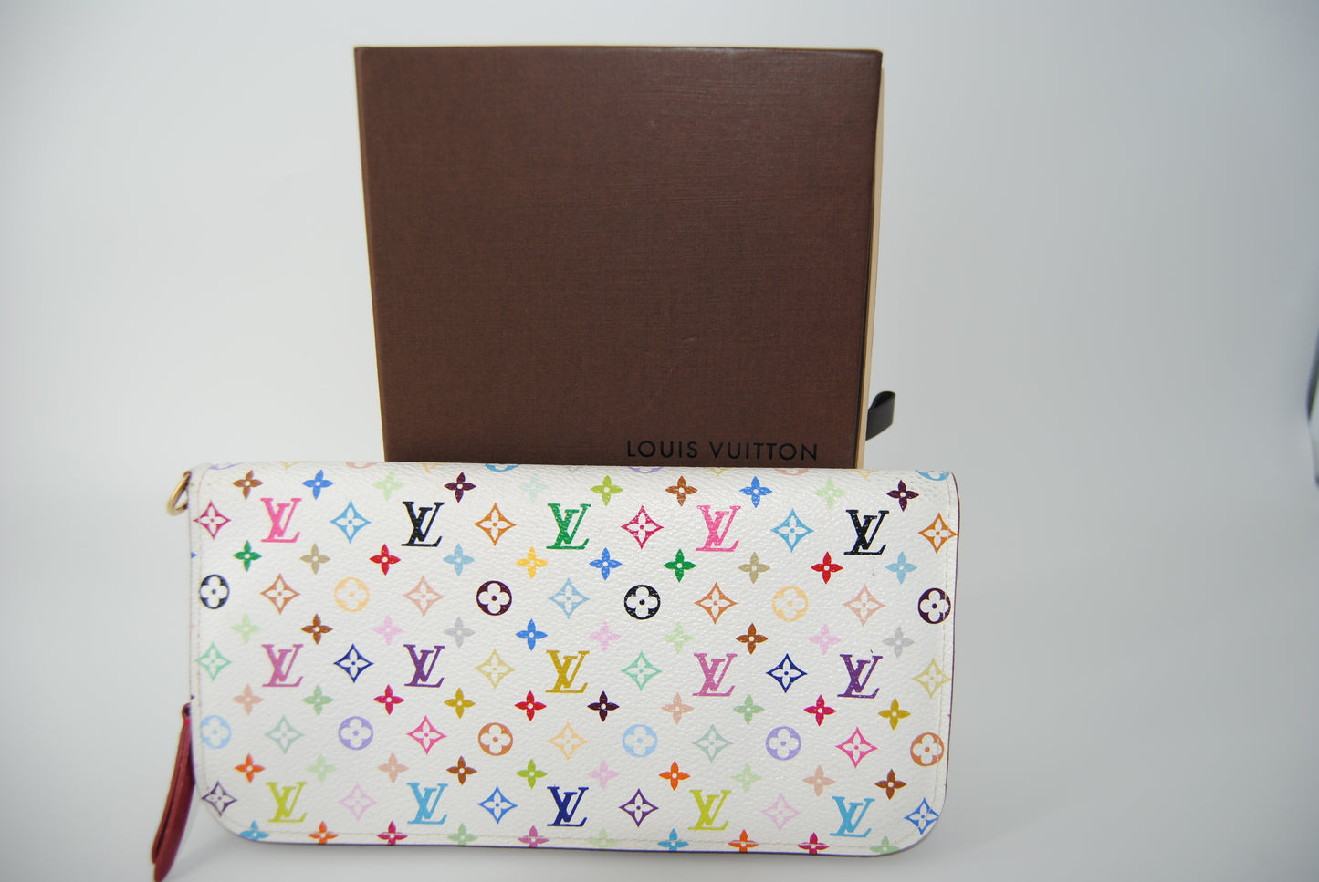 Louis Vuitton Monogram Multicolor Insolite Wallet White