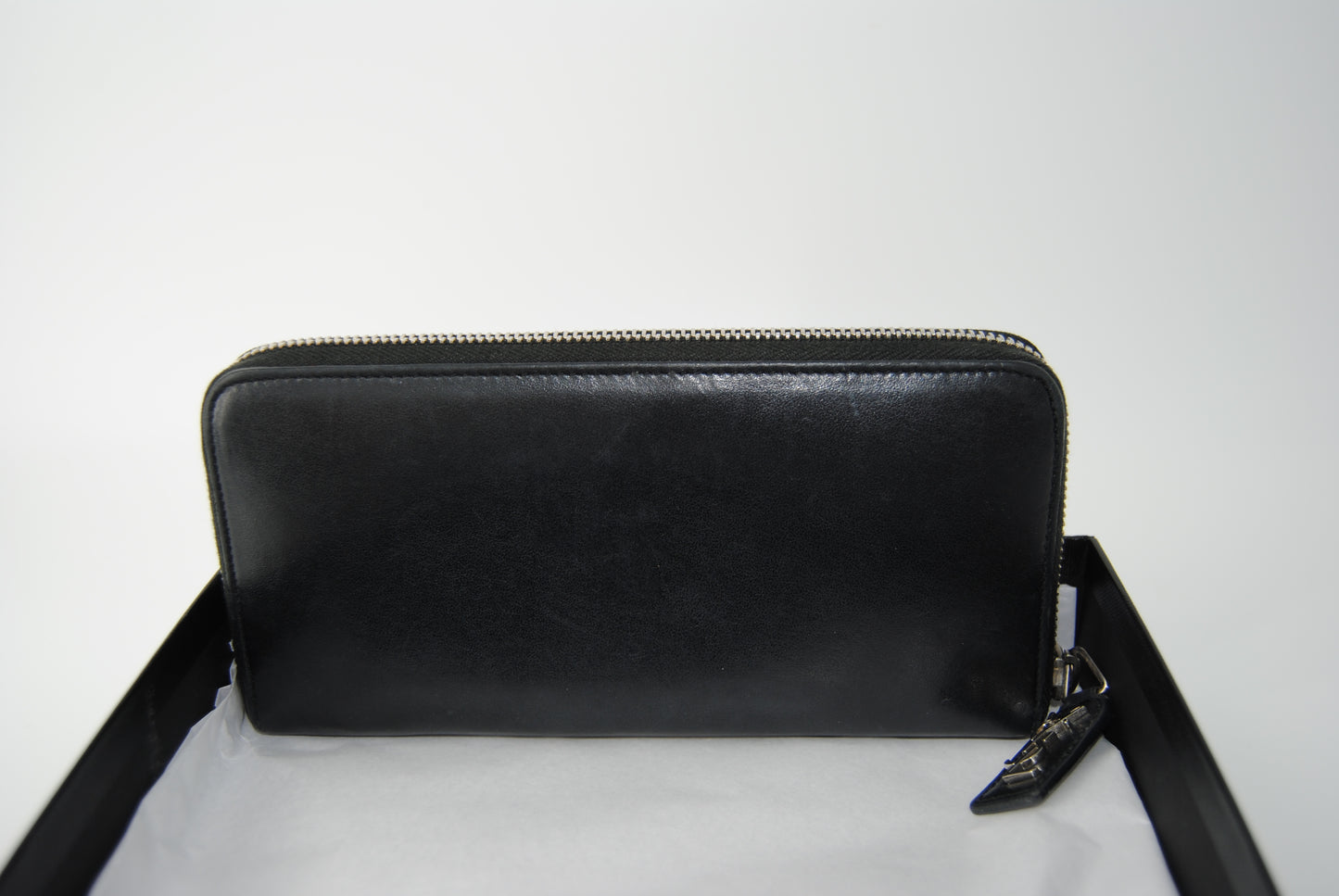 Saint Laurent Rive Gauche Love Star Patchwork Round Wallet