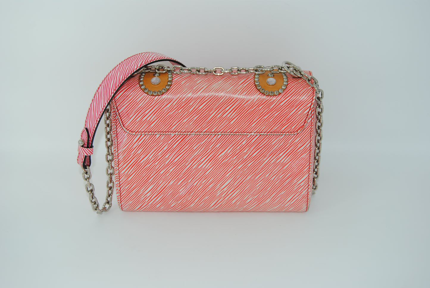 Louis Vuitton Epi Studded Twist Shoulder Bag MM Red Limited Edition