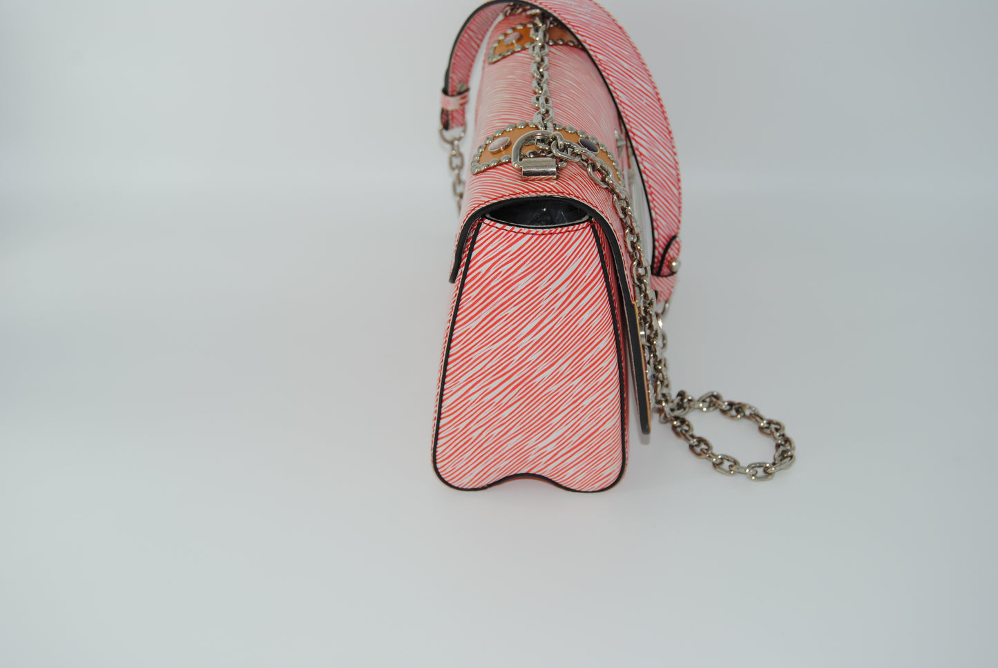 Louis Vuitton Epi Studded Twist Shoulder Bag MM Red Limited Edition