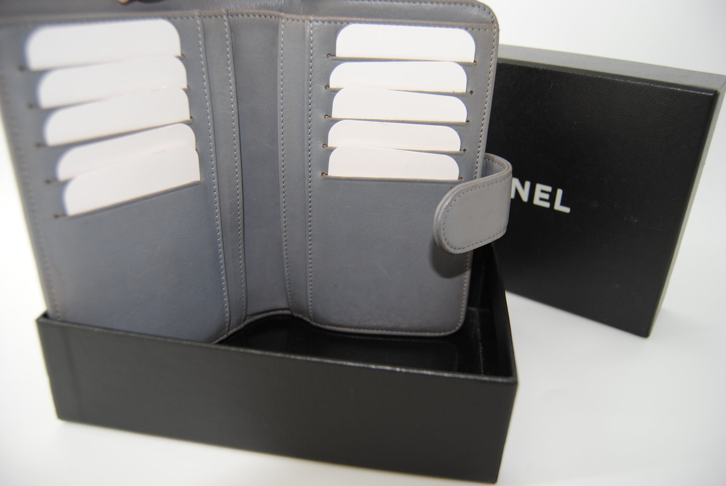 Chanel Grey Wallet