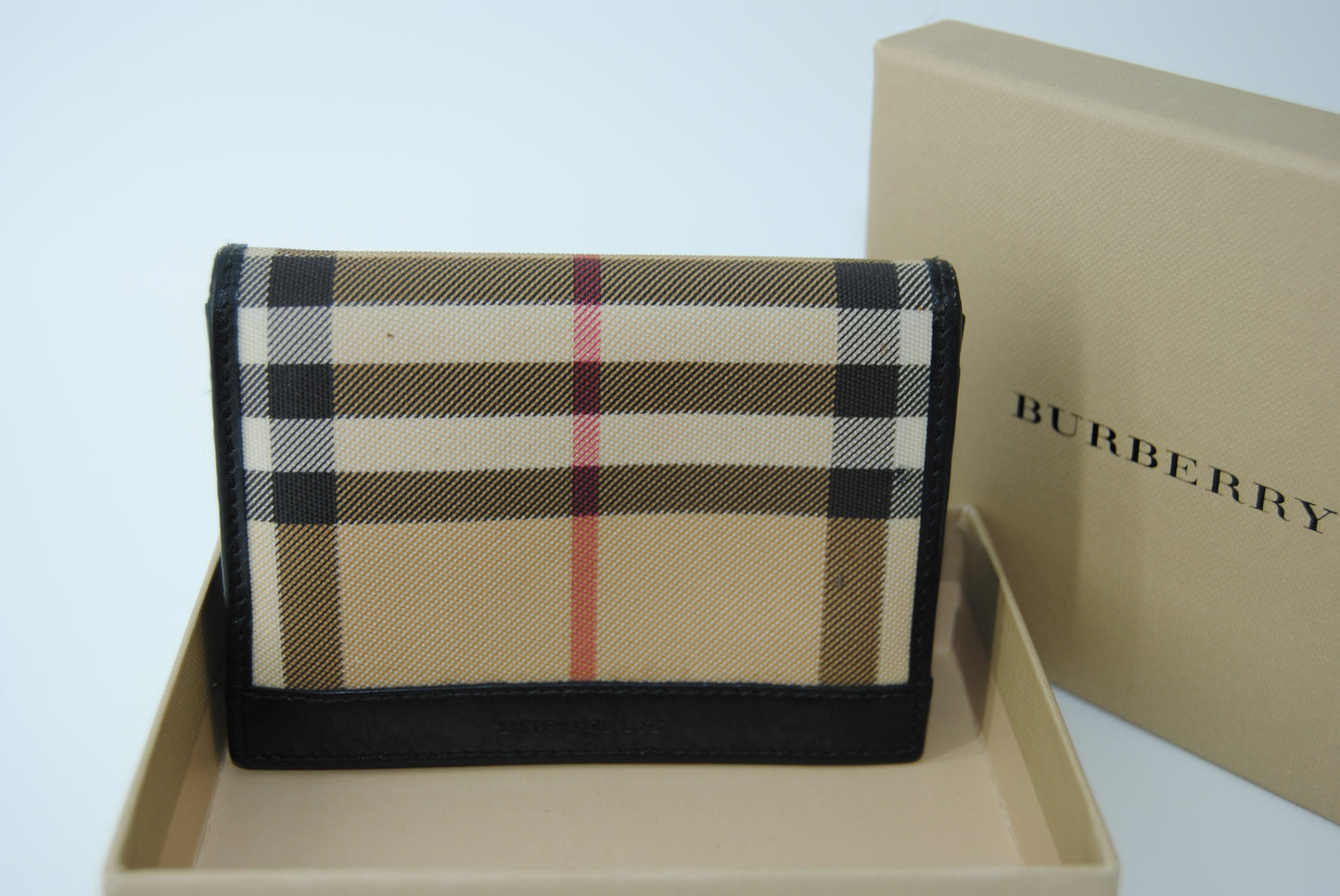 Burberry Nova Check Bi-Fold Wallet