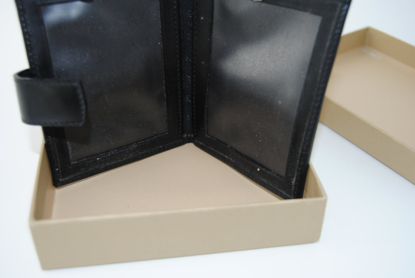 Burberry Nova Check Compact Wallet Black