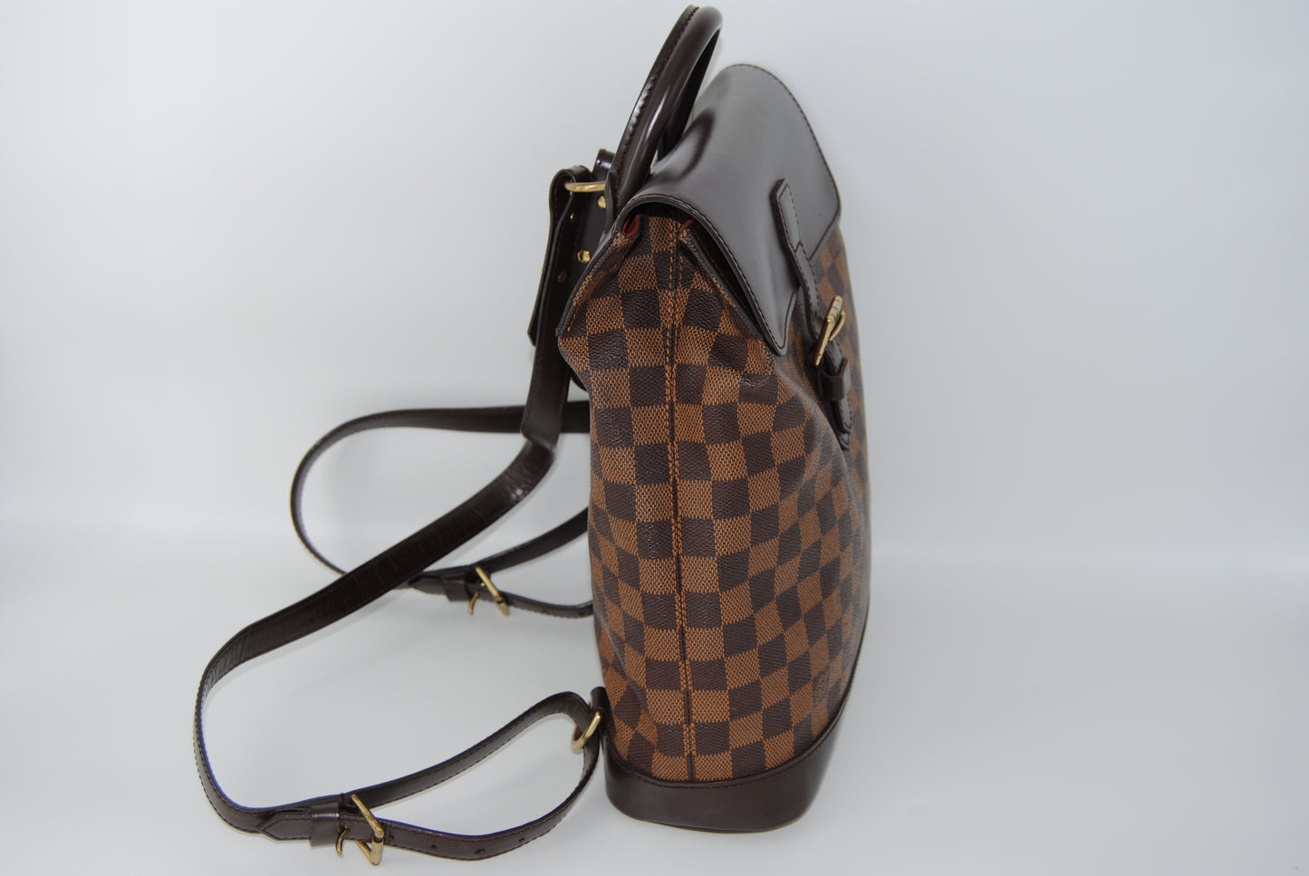 Louis Vuitton Damier Soho Rucksack Backpack Brown