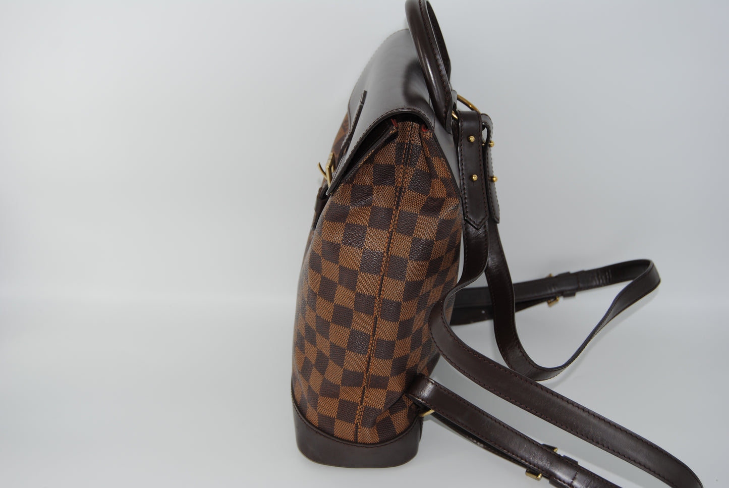 Louis Vuitton Damier Soho Rucksack Backpack Brown