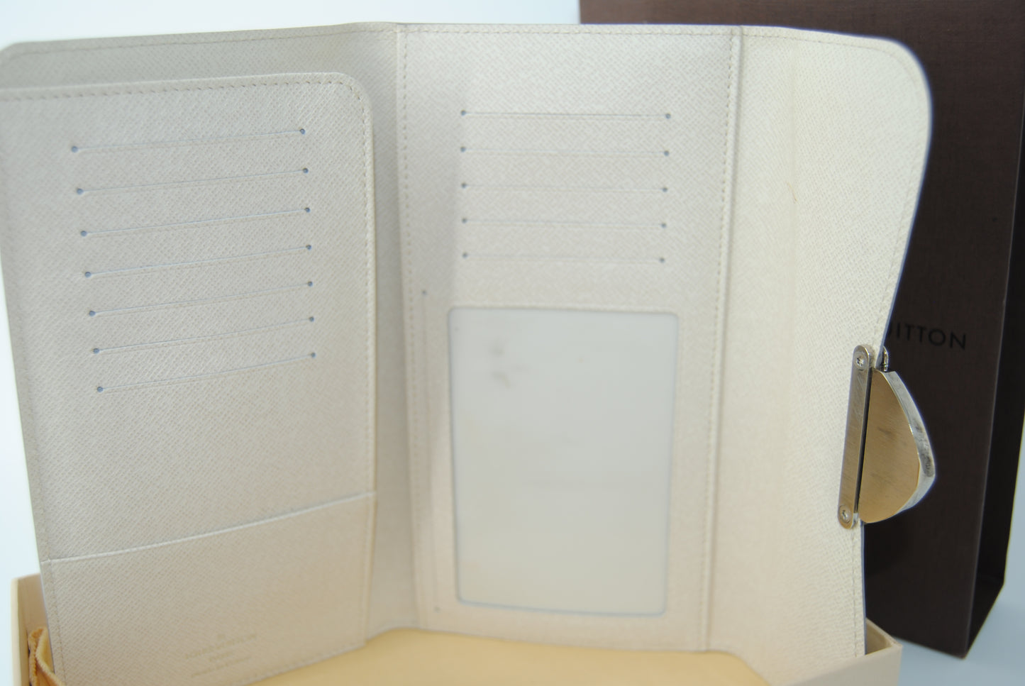 Louis Vuitton Epi Eugenie Wallet Ivory