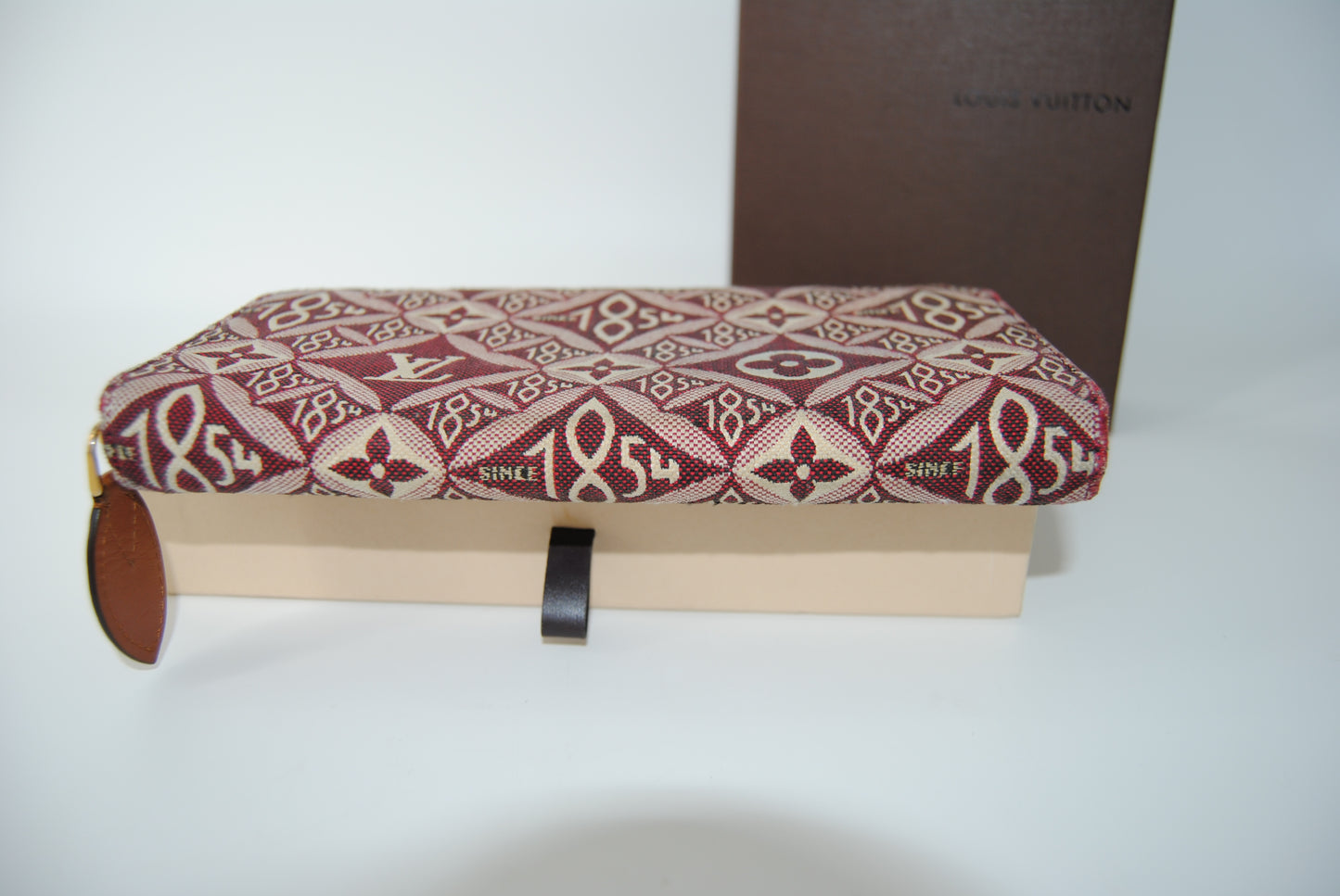 Louis Vuitton Jacquard Since 1854 Zippy Wallet Bordeaux
