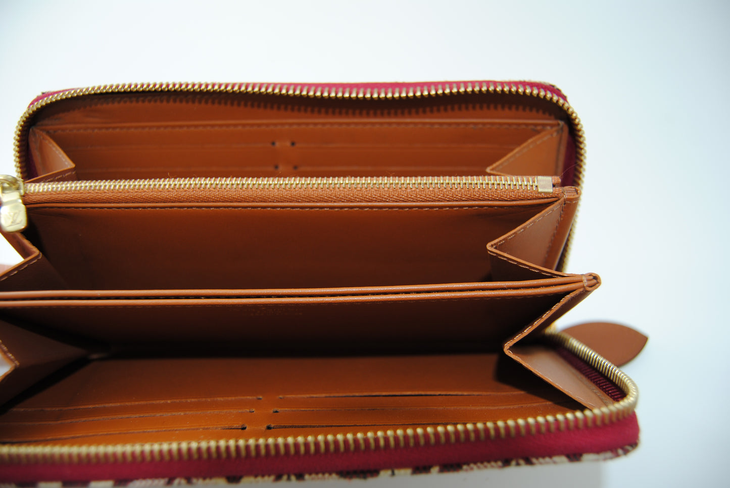 Louis Vuitton Jacquard Since 1854 Zippy Wallet Bordeaux