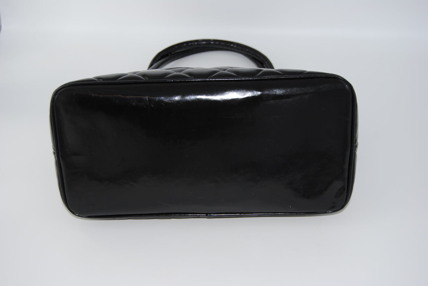 Chanel Patent Medallion Tote Black
