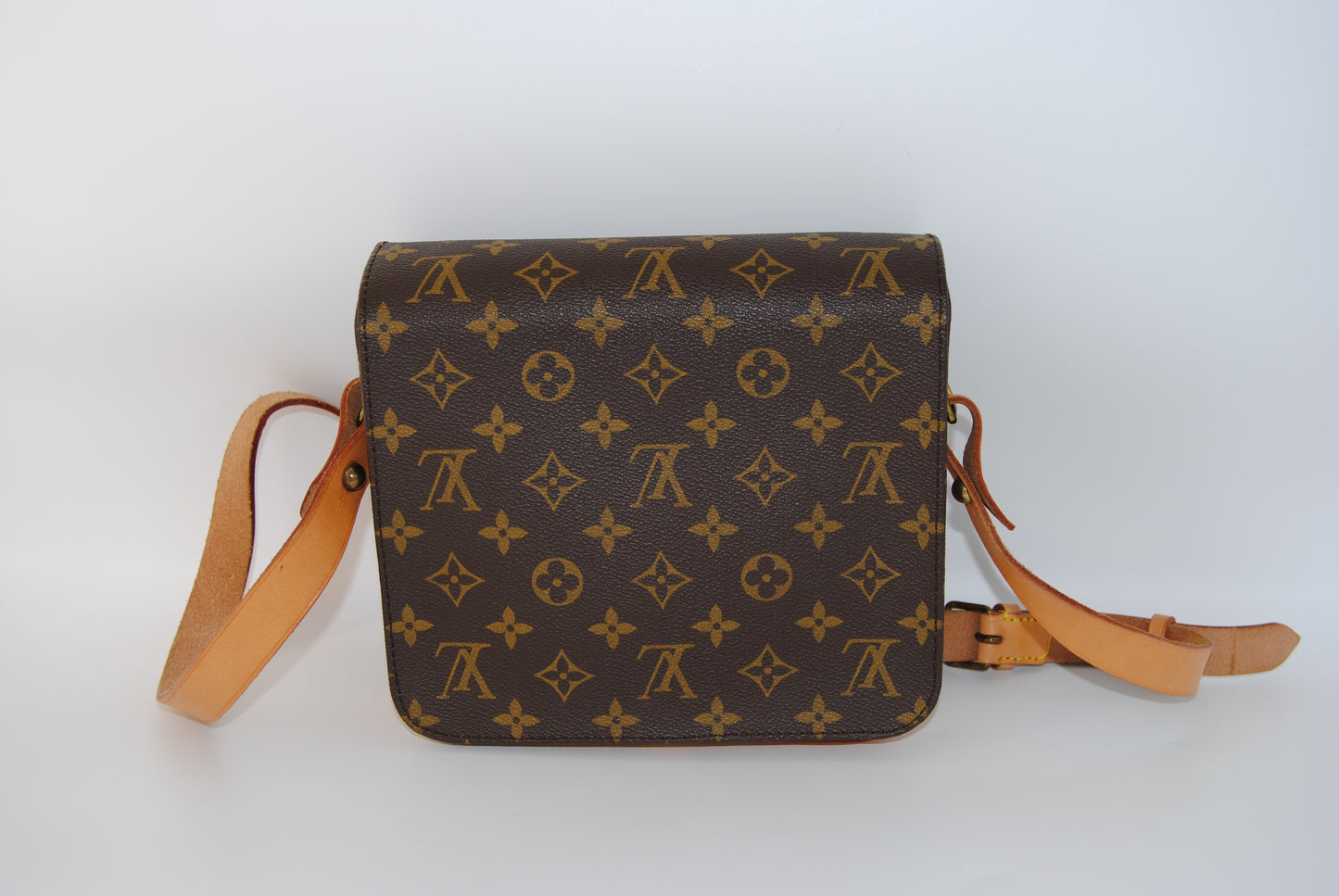 Louis Vuitton Monogram Canvas Cartouchiere MM Shoulder Bag