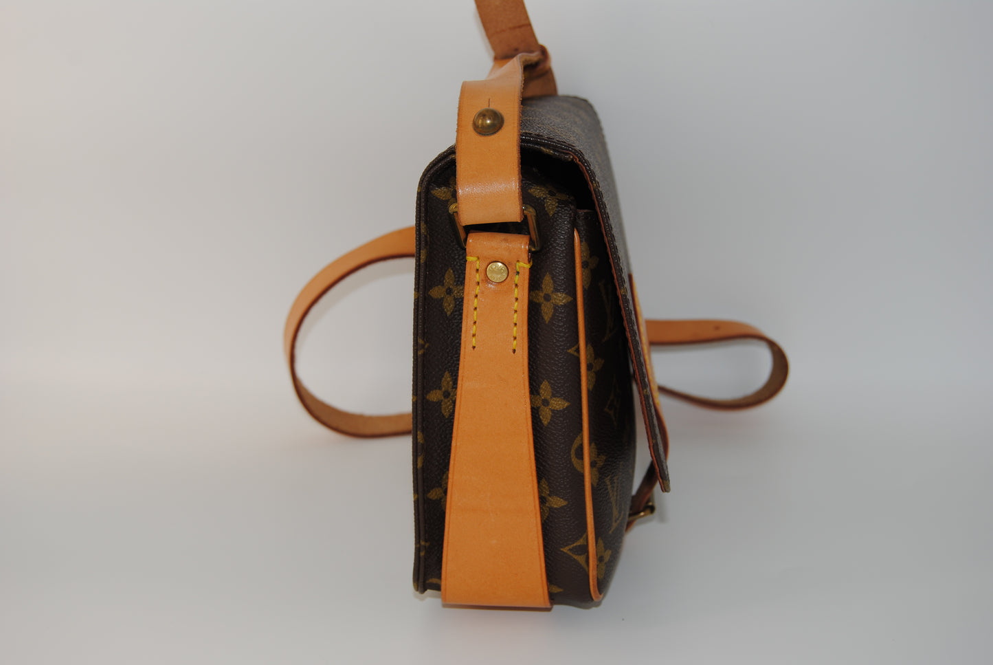 Louis Vuitton Monogram Canvas Cartouchiere MM Shoulder Bag