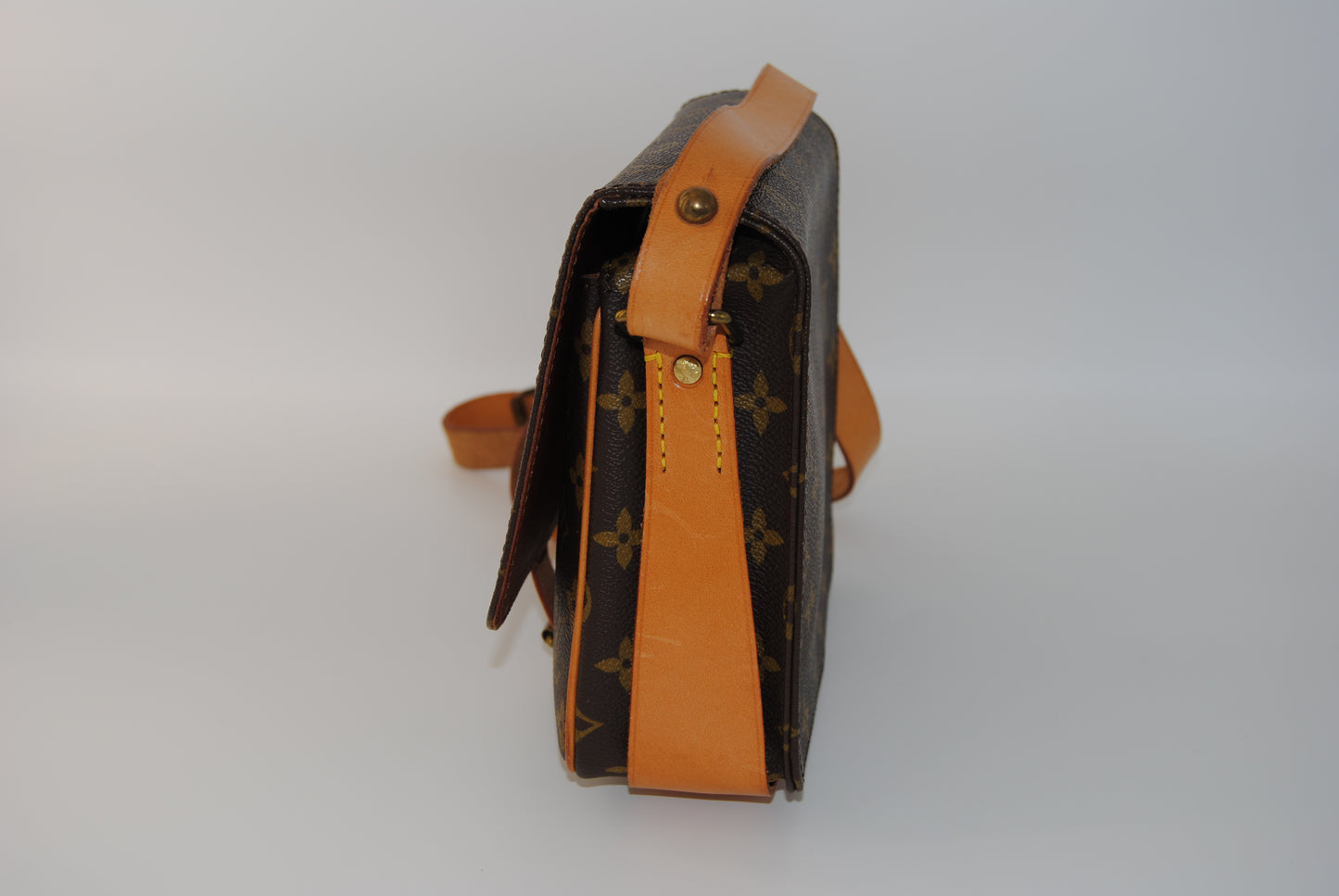 Louis Vuitton Monogram Canvas Cartouchiere MM Shoulder Bag