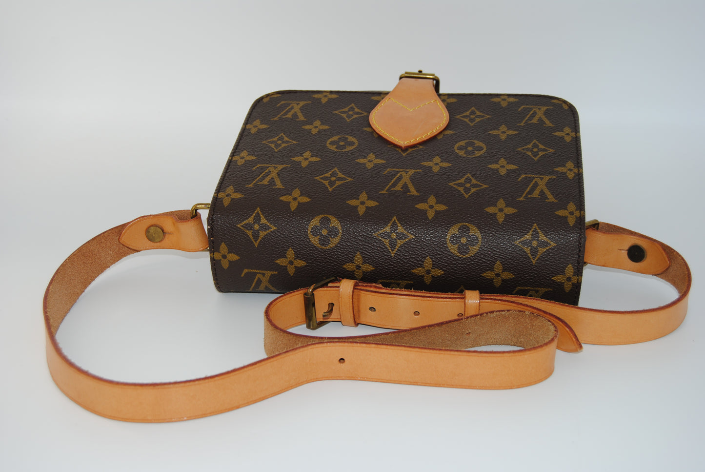 Louis Vuitton Monogram Canvas Cartouchiere MM Shoulder Bag