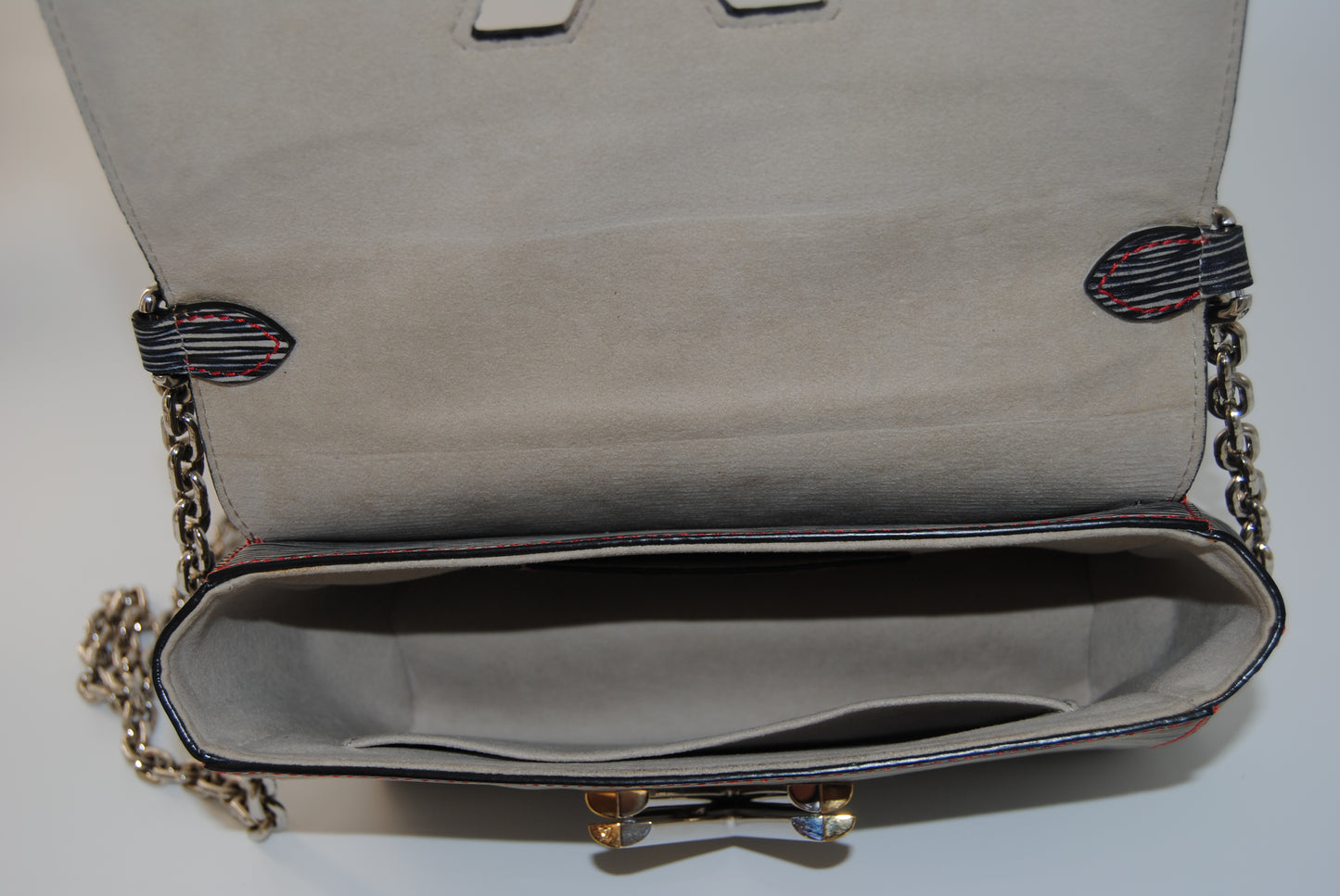 Louis Vuitton Epi Twist Shoulder Bag MM Denim Dark