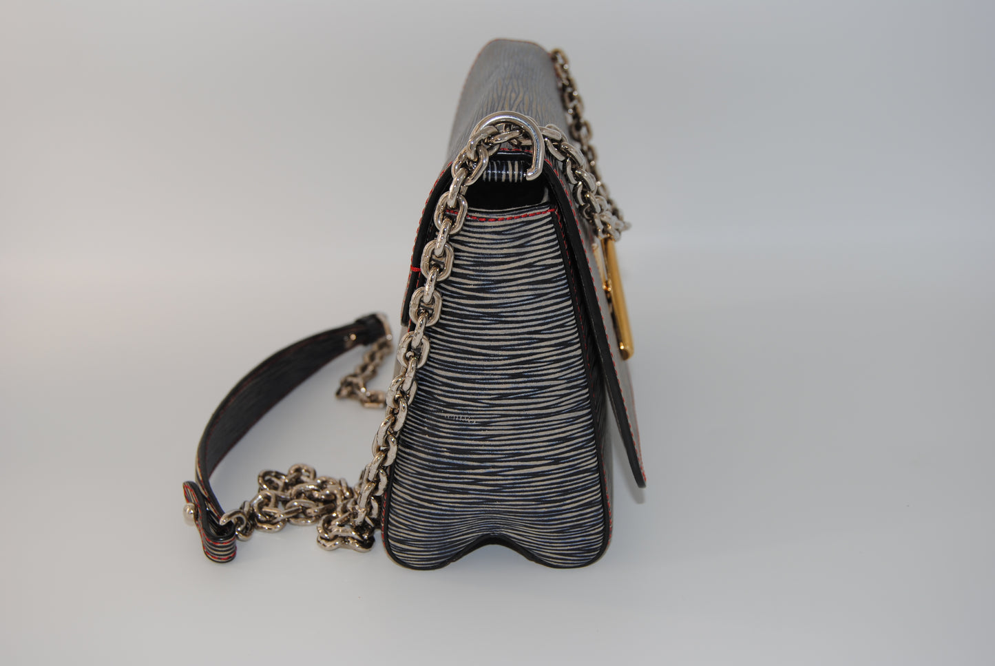Louis Vuitton Epi Twist Shoulder Bag MM Denim Dark