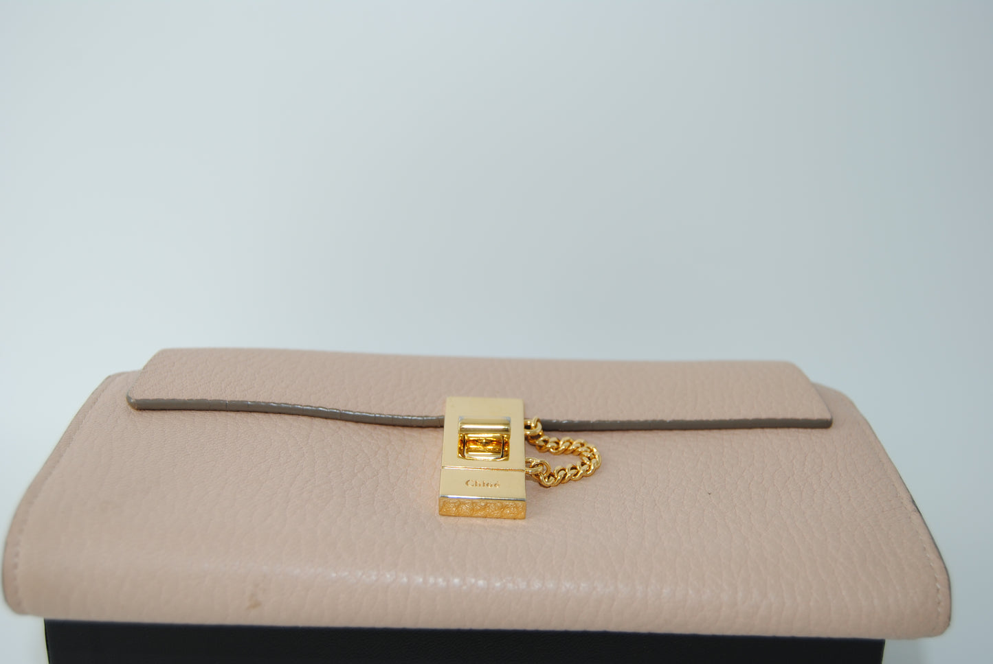 Chloe Pink Drew Flap Long Wallet