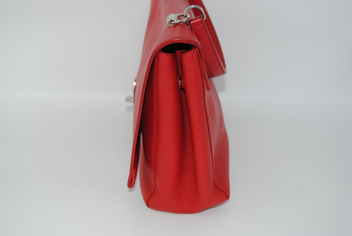 Louis Vuitton Soft Calfskin Lockme II Top Handle Rubis