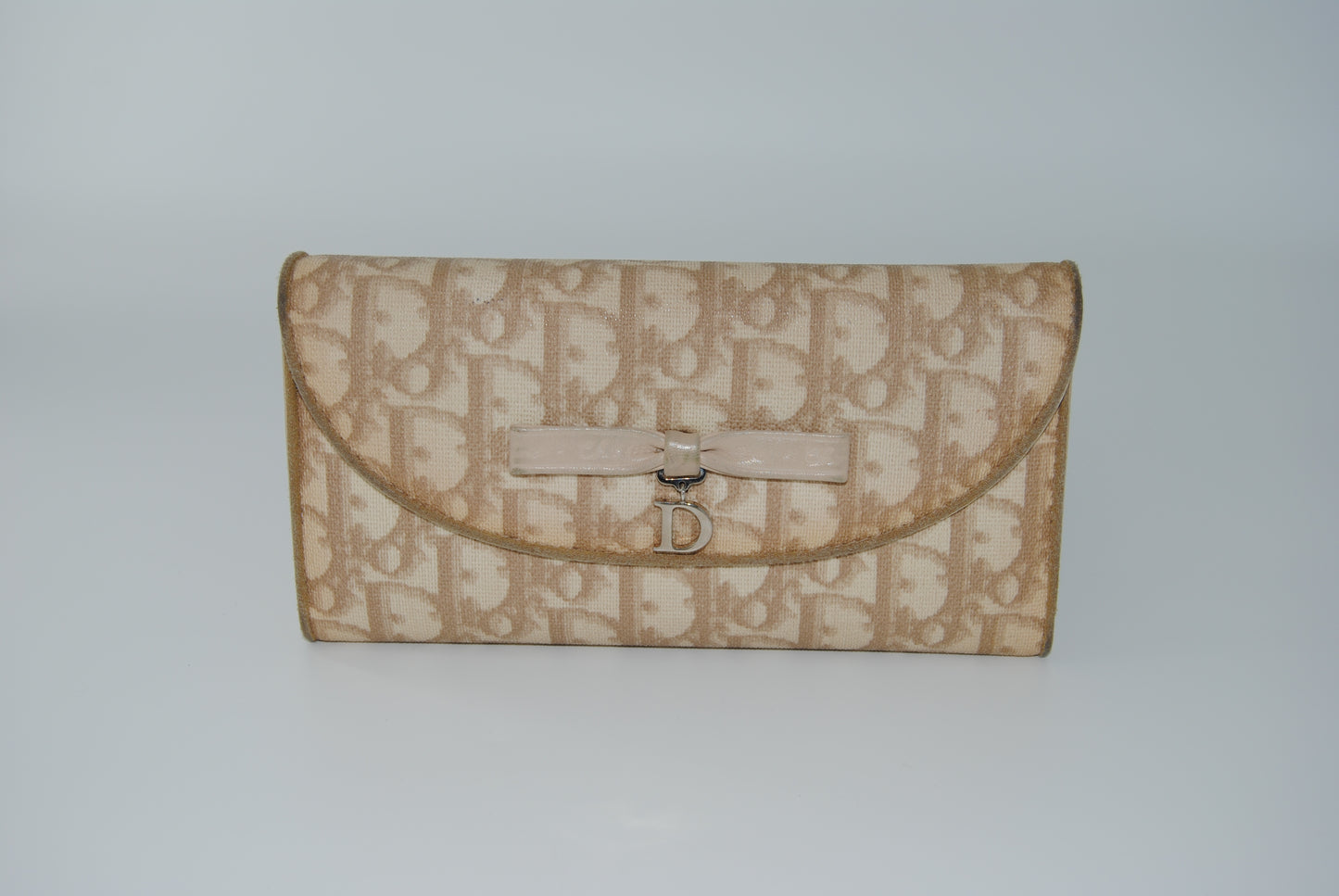 Dior Beige Dionissimo Coated Wallet
