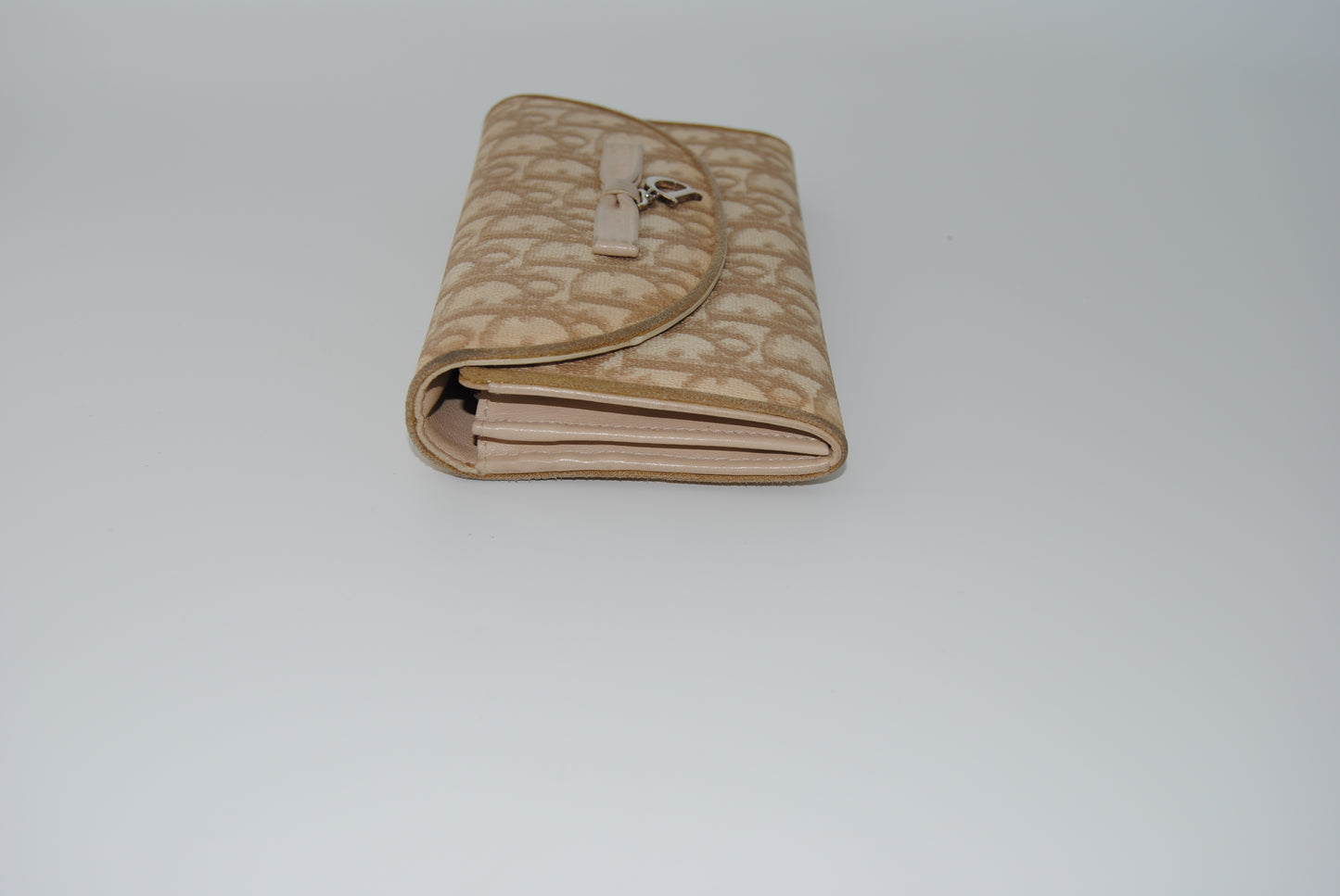 Dior Beige Dionissimo Coated Wallet