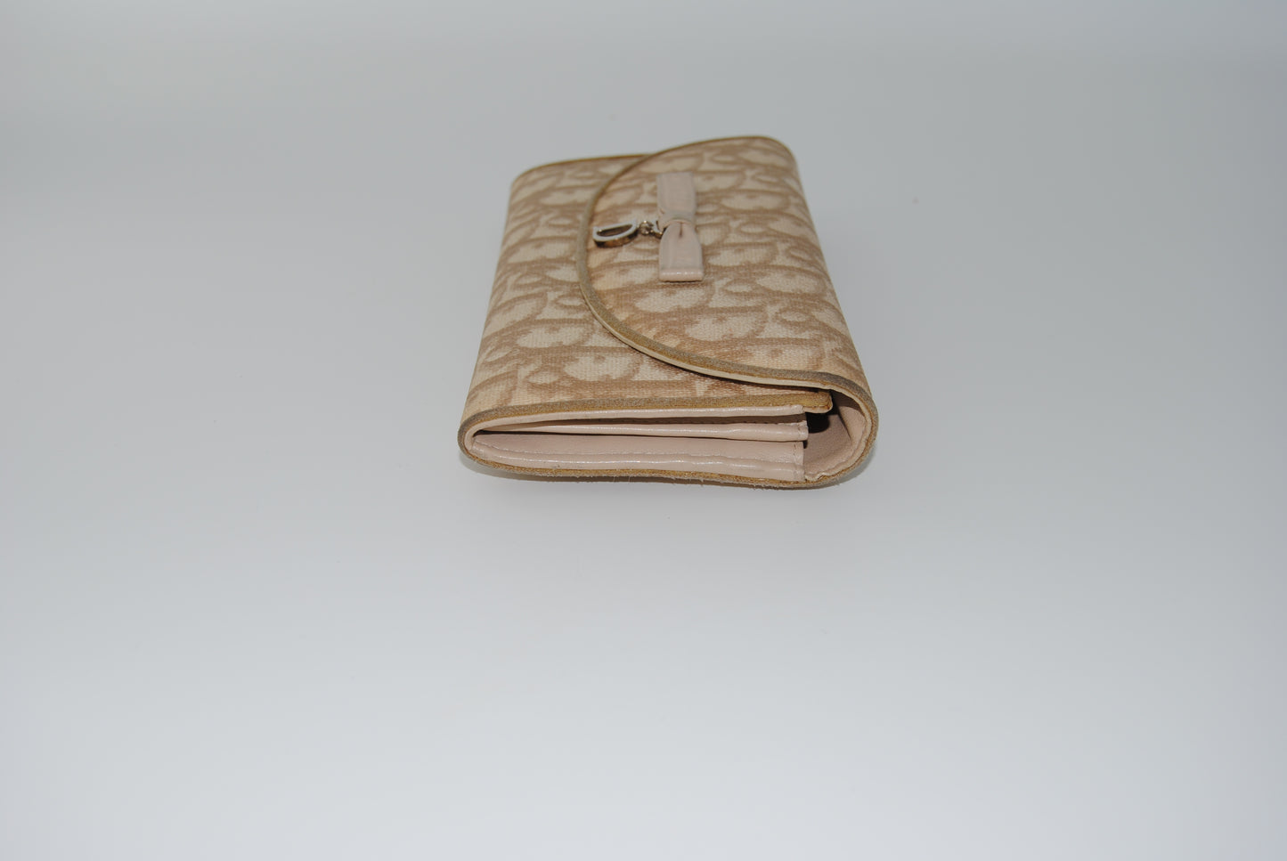 Dior Beige Dionissimo Coated Wallet