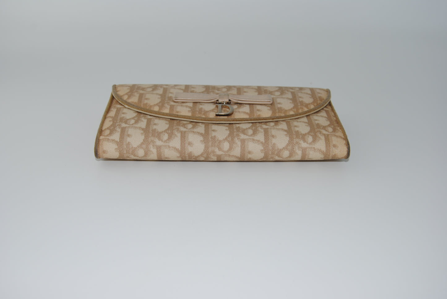 Dior Beige Dionissimo Coated Wallet