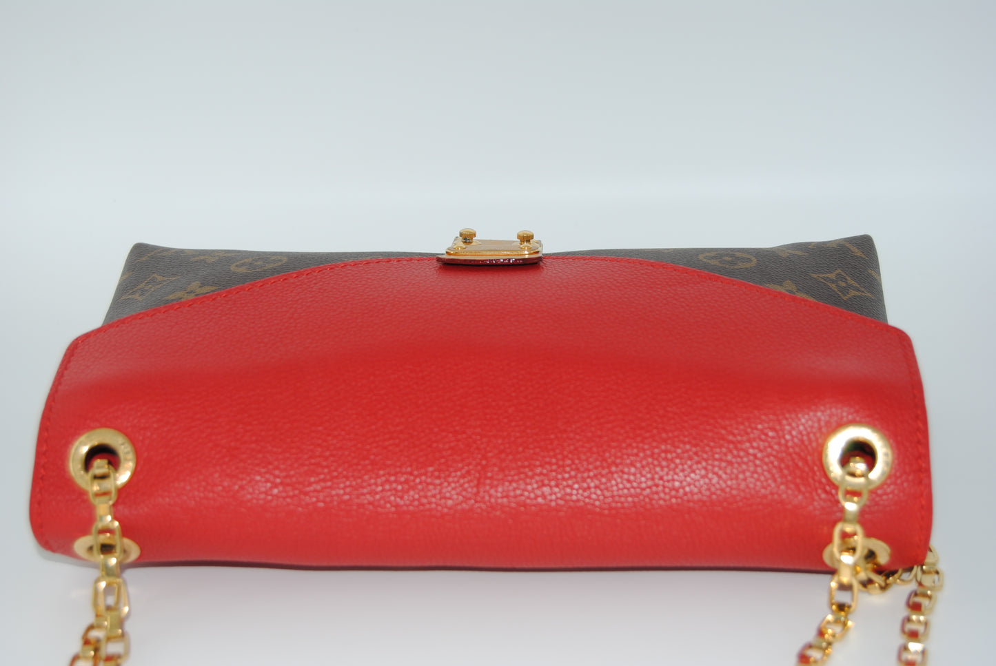 Louis Vuitton Monogram Canvas Pallas Chain Cherry Shoulder Bag