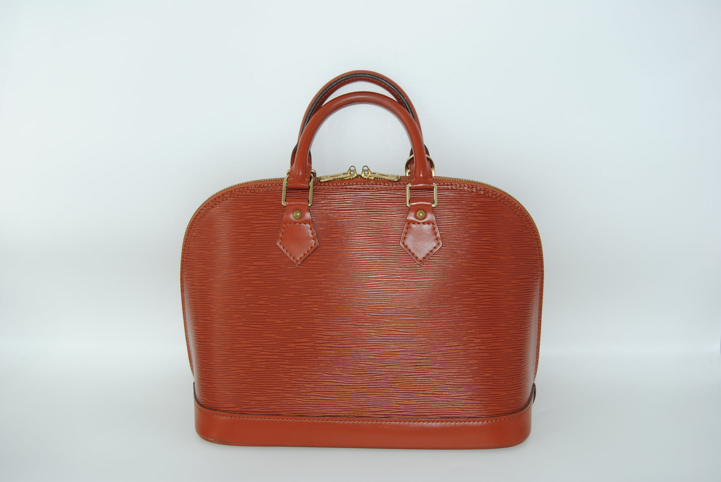 Louis Vuitton Brown Epi Alma Handbag