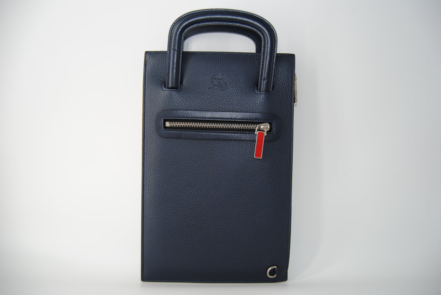 Christian Louboutin Trick Track Small Handbag Blue Navy