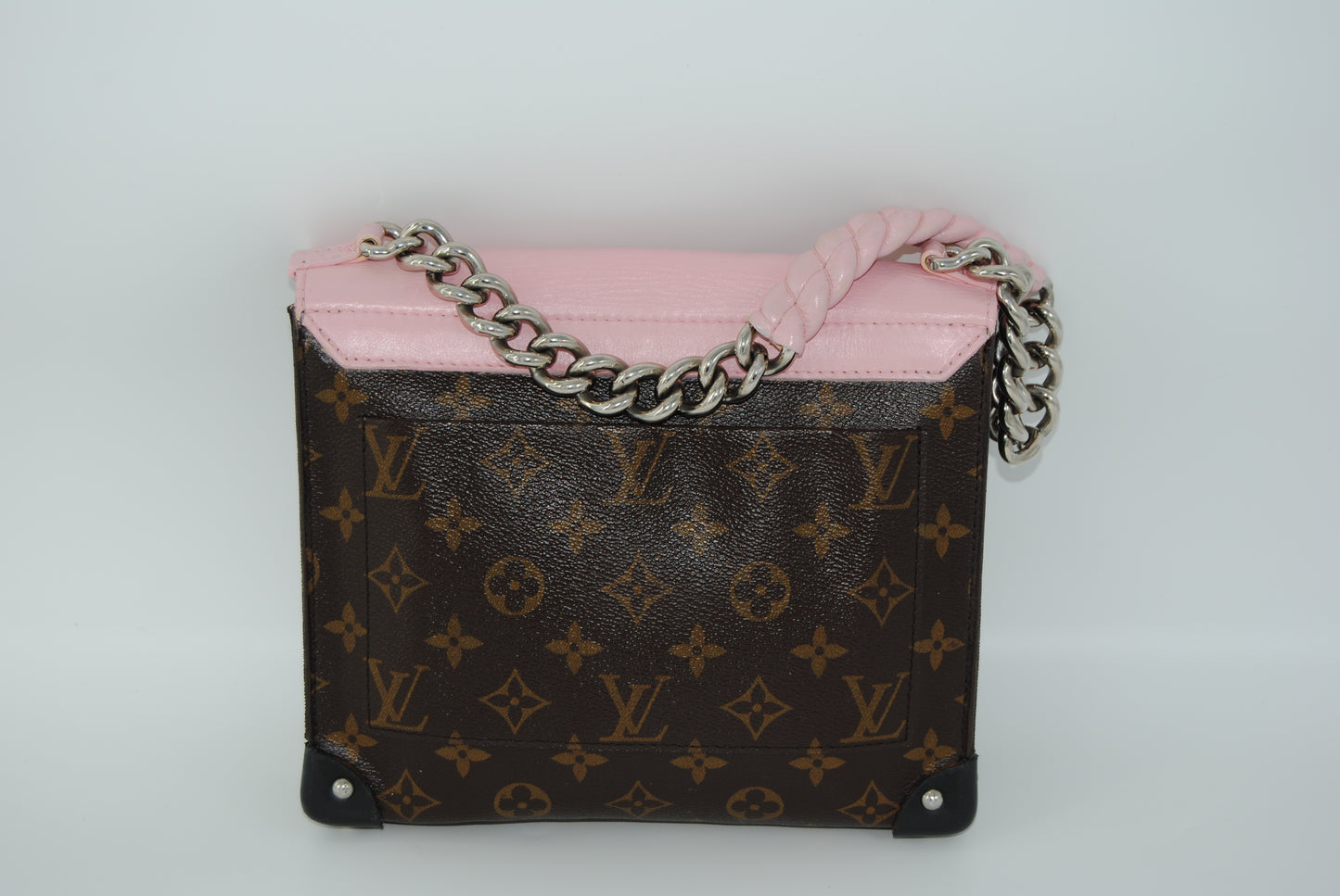 Louis Vuitton Monogram Tribal Chain Mask Pochette Pink