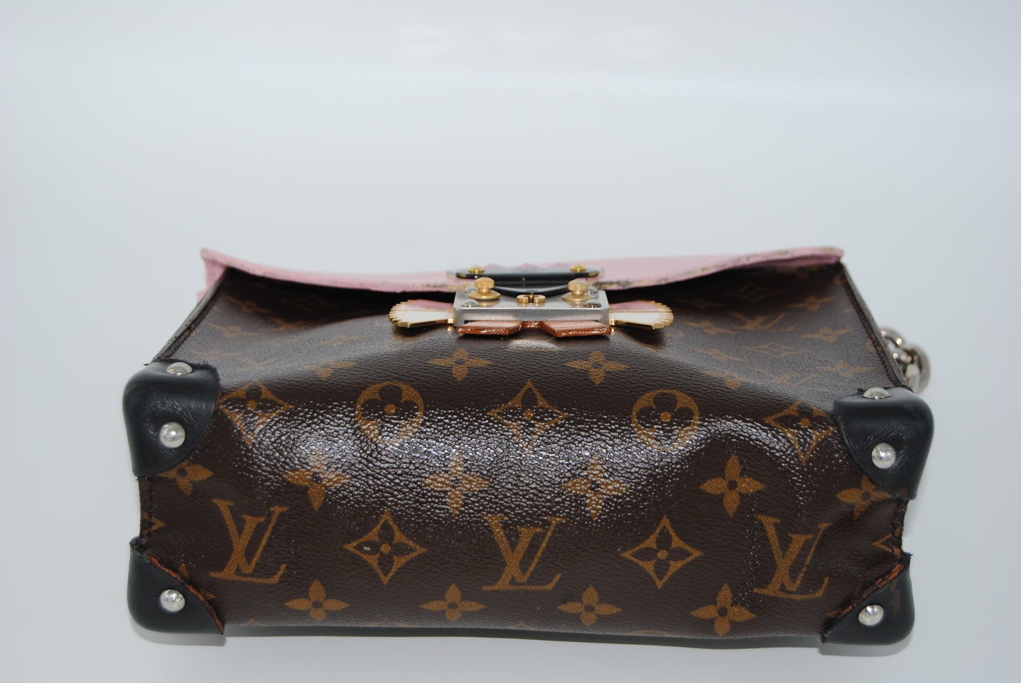 Louis Vuitton Monogram Tribal Chain Mask Pochette Pink