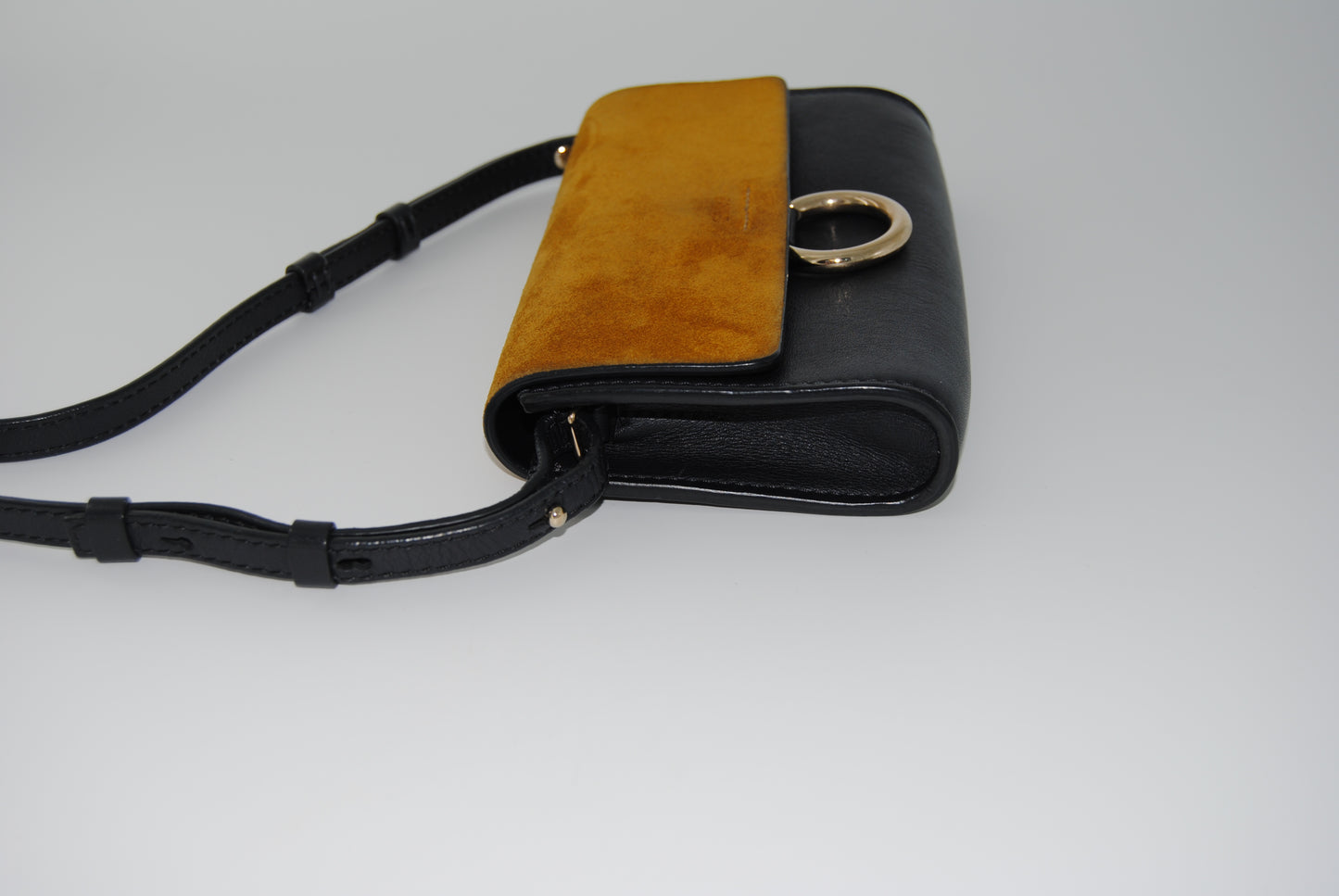 Chloe Faye Shoulder Bag Leather and Suede Small