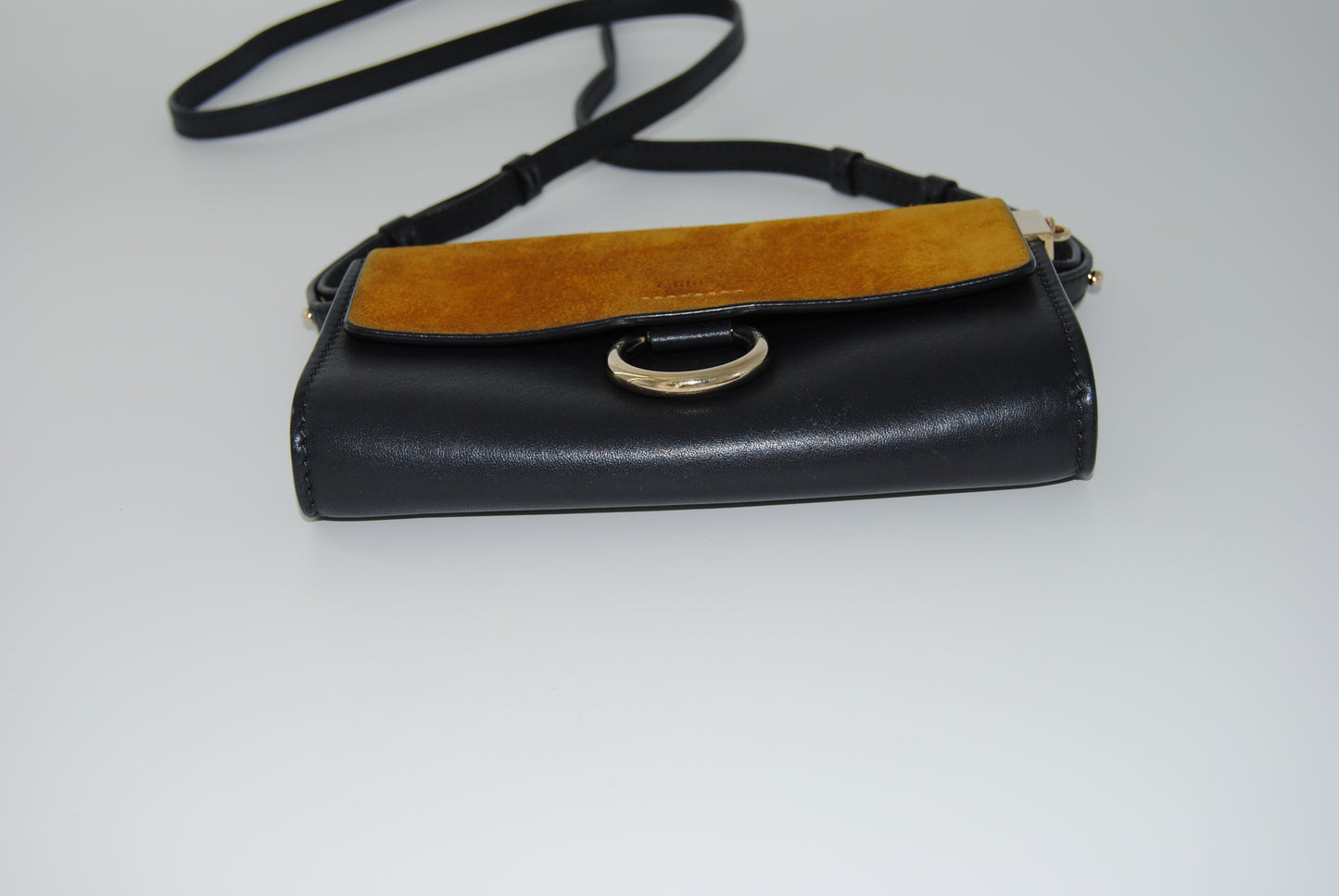 Chloe Faye Shoulder Bag Leather and Suede Small