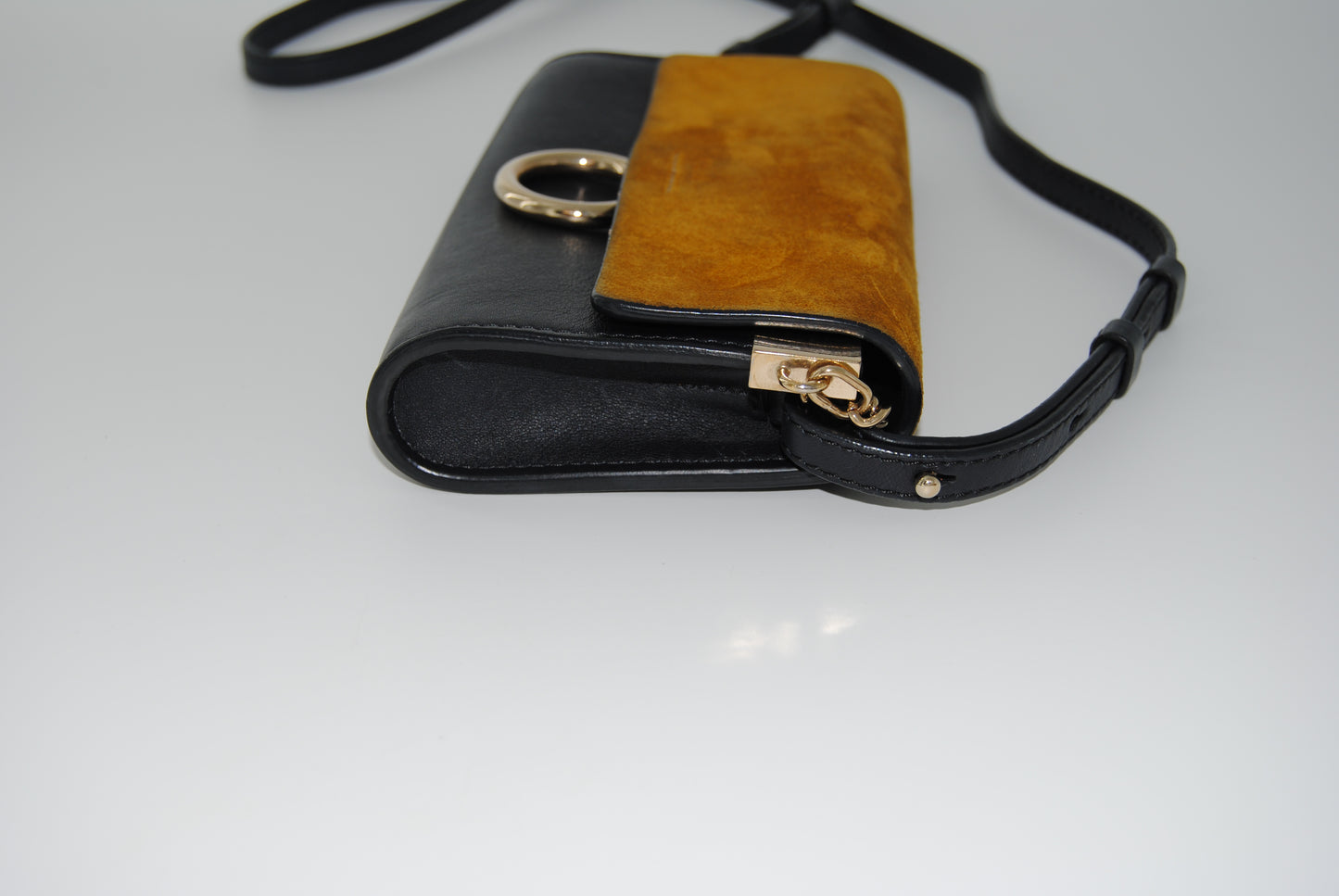 Chloe Faye Shoulder Bag Leather and Suede Small