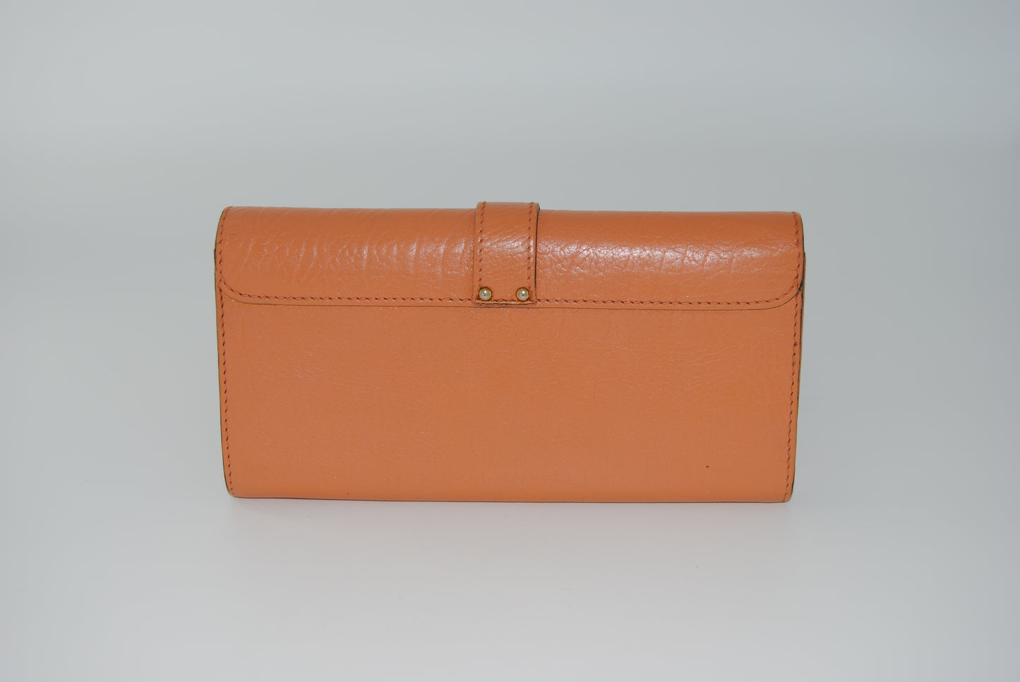 Chloe Lock Flap Wallet Tan