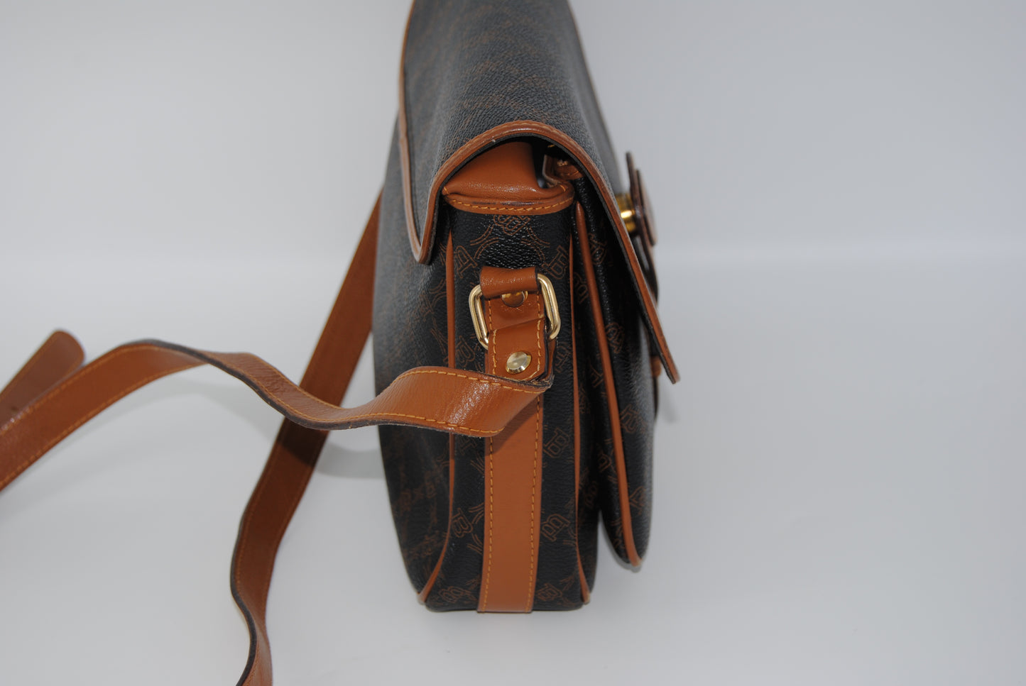 Bally Monogram Leather Crossbody