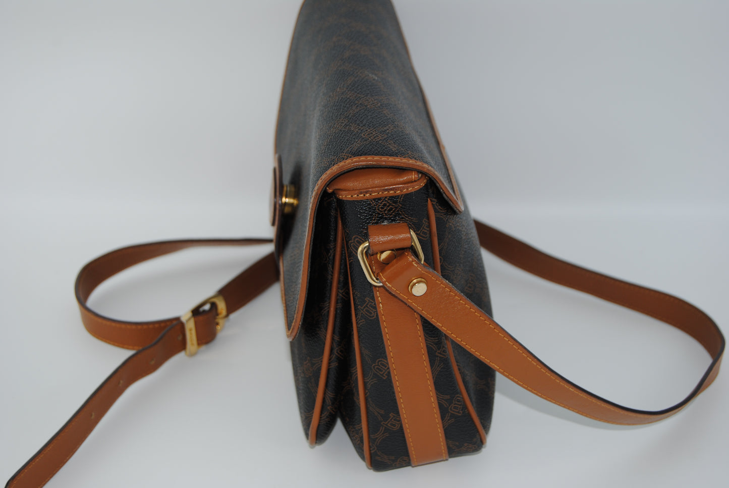 Bally Monogram Leather Crossbody