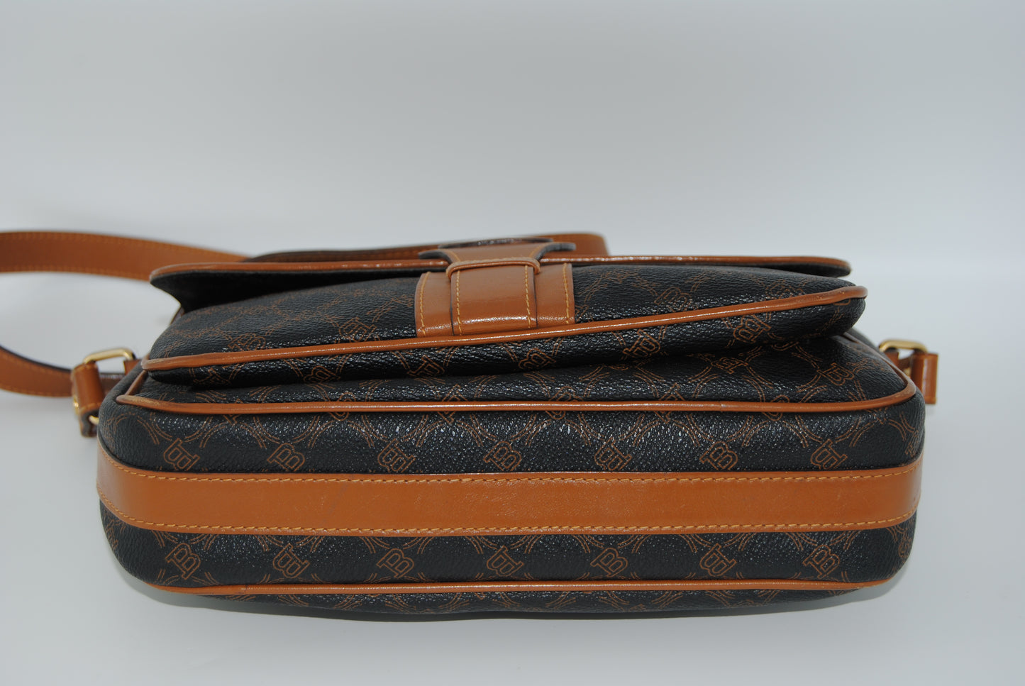 Bally Monogram Leather Crossbody