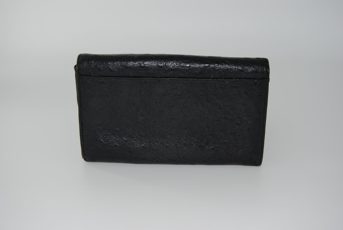 Versace Large Wallet Black Leather