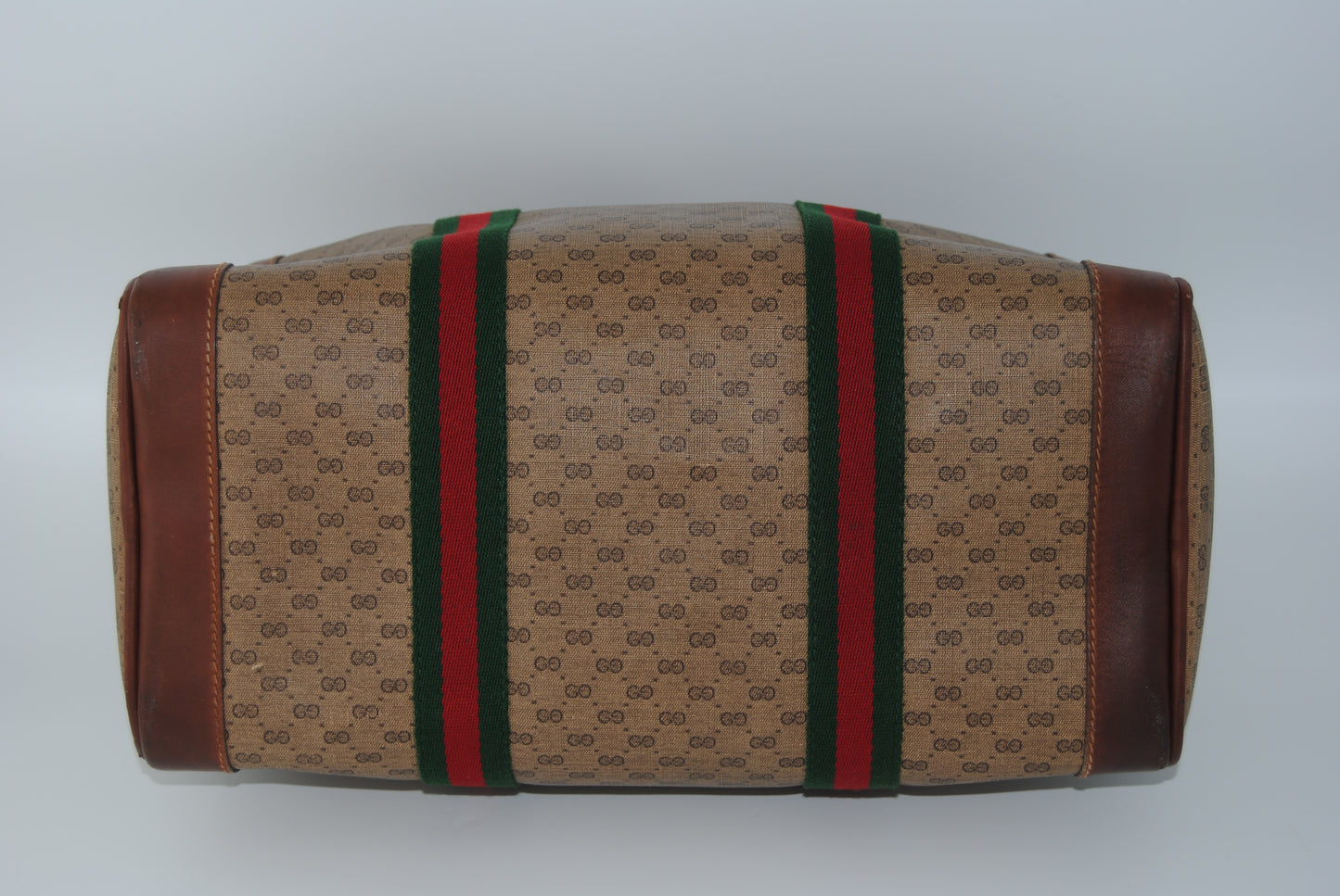 GUCCI GG Canvas Web Boston Vintage