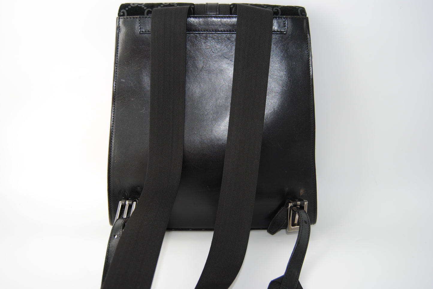 Gucci Monogram Small Backpack Black