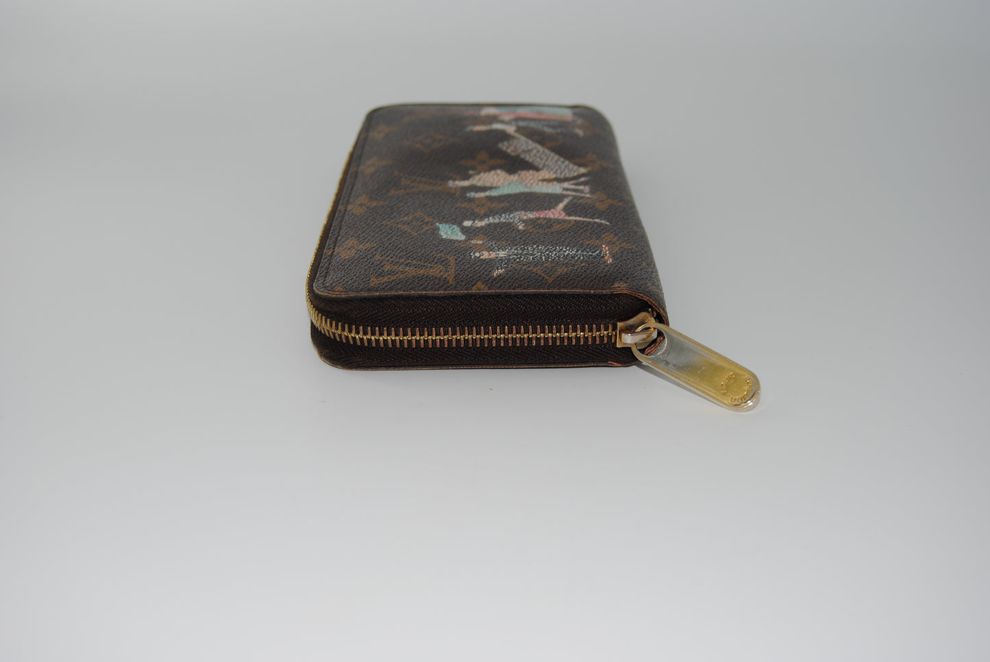 Louis Vuitton Limited Edition Monogram Illustre Champs Elysees Zip Around Wallet