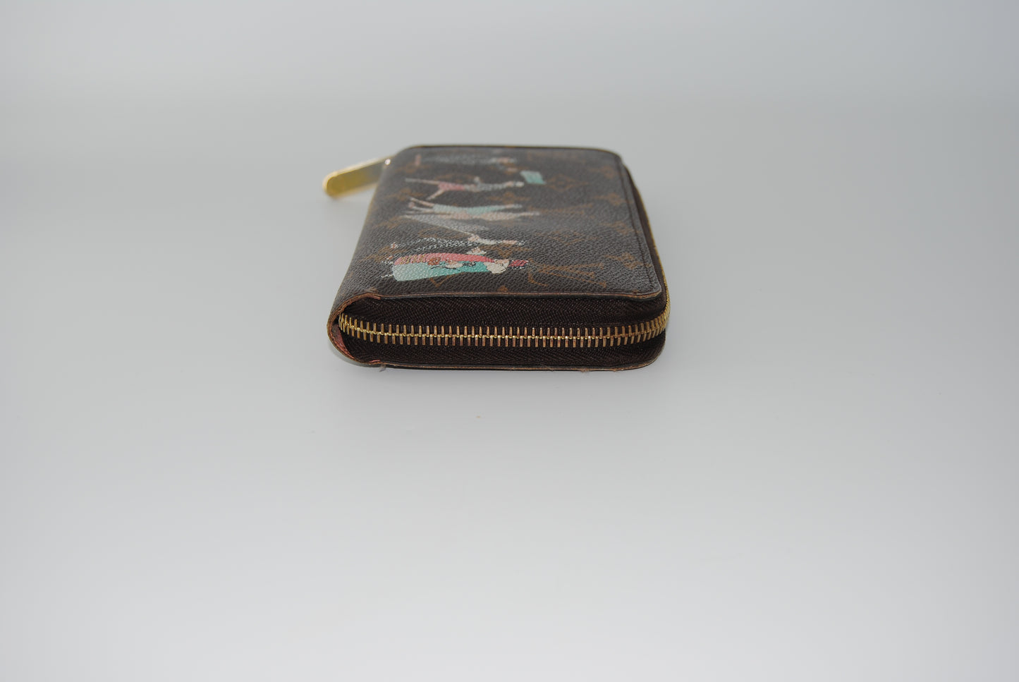 Louis Vuitton Limited Edition Monogram Illustre Champs Elysees Zip Around Wallet
