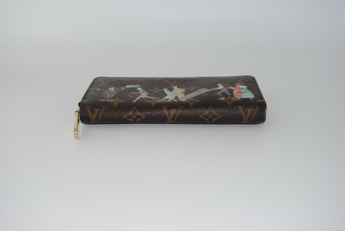 Louis Vuitton Limited Edition Monogram Illustre Champs Elysees Zip Around Wallet