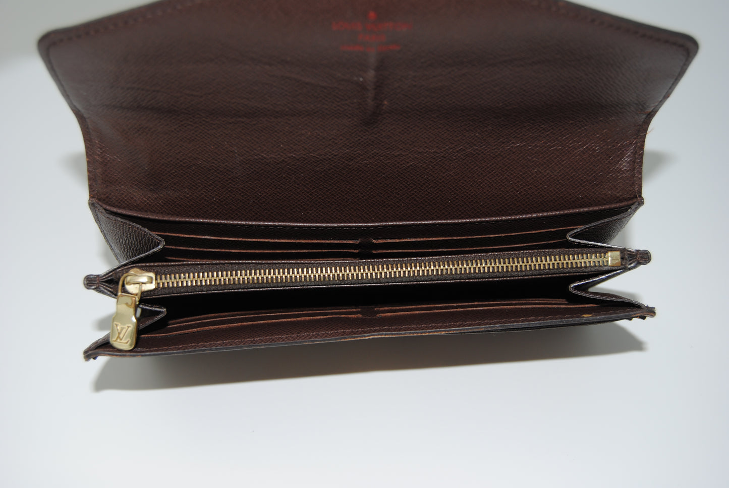 Louis Vuitton Damier Ebene Sarah Wallet