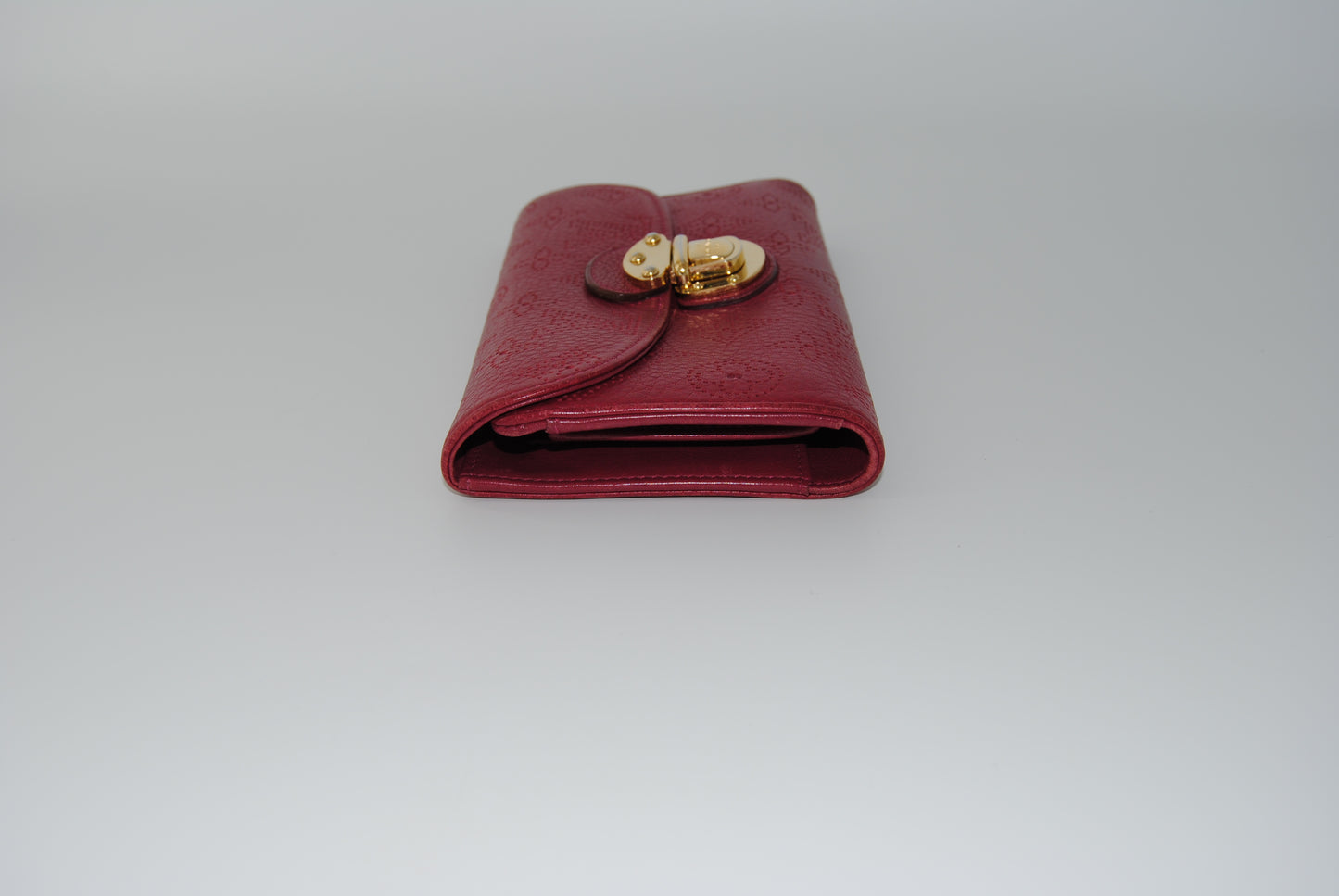 Louis Vuitton Mahina Iris Portefeuille Long Wallet Burgundy